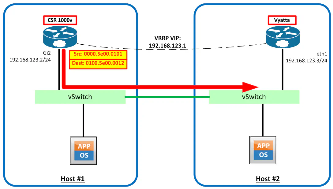 VRRP Hellos on VMware Standard vSwitch